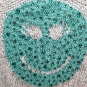 Justice Shirts & Tops - Justice girls smiley sweater Justice Shirts & Tops - Justice girls smiley sweater